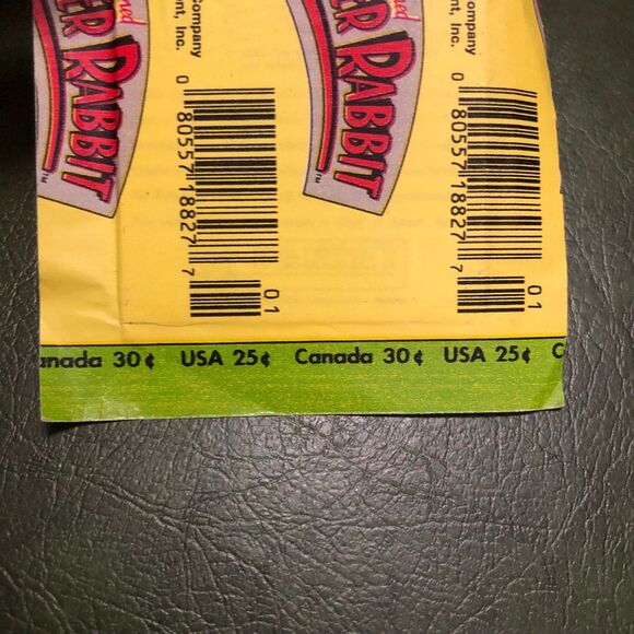 Vintage NOS 1980s Roger Rabbit Collectible Card/Sticker pk by Panini of Italy - Picture 5 of 5